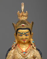 guru-rinpoche-gold gilt statue
