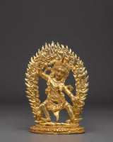Gold Plated Ekajati Statue