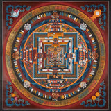 Original Hand Painted Fine Quality Kalchakra Mandala Thangka