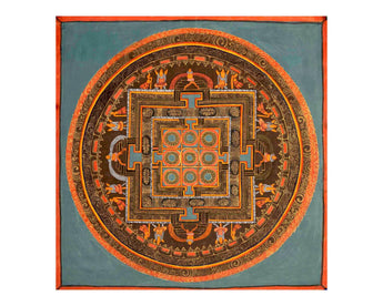 Vintage Full Gold Mandala Thangka