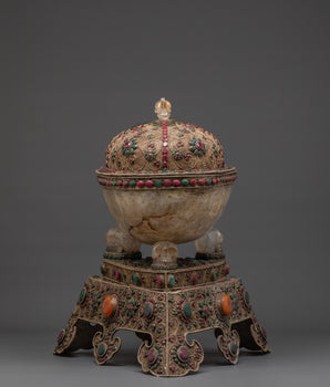 Crystal Kapala | Tibetan Ritual Skull Cup