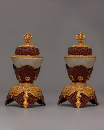 Handcrafted Tibetan Kapala Set