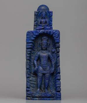 lapis Standing Lokeshvara Statue