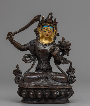 Manjushri Copper Statue