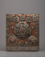 Wheel Of Life With Others Metal Thanka