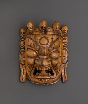 wooden-wall-mask