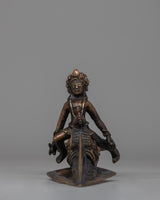 Exquisite Handcrafted Tibetan Brass Phurba Dagger