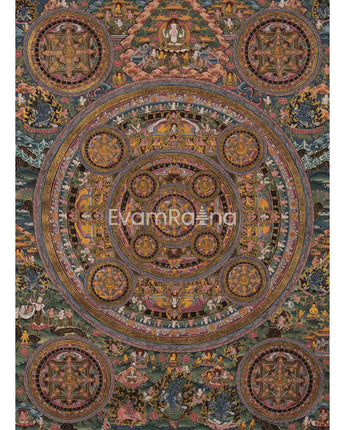 15 Mandala Thangka for Samatha Meditation Practice