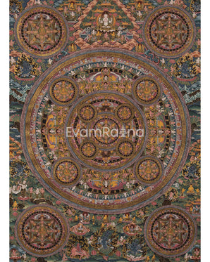 15 Mandala Thangka for Samatha Meditation Practice