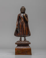 Vintage Standing Shakyamuni Buddha Statue