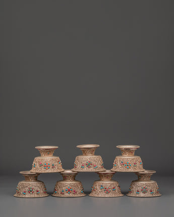spiritual seven offering bowl set