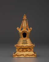 Sacred Spiritual Copper Stupa