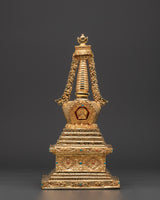 Handcrafted Spiritual Buddha Stupa