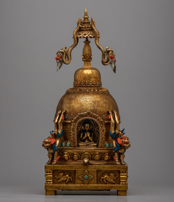 Premium Tibetan Tomb or Stupa Statue