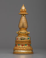 Tibetan Copper Stupa