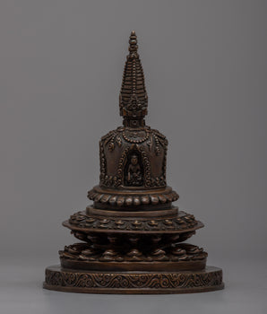 Oxidized Copper Stupa