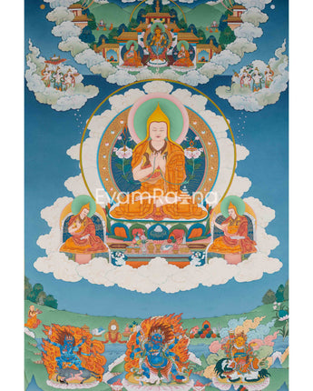 Tsongkhapa Thangka