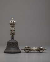 Buddhist Bell and Vajra Set