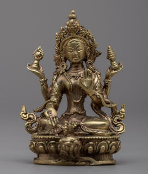 Handcrafted Brass Vasundhara Statue