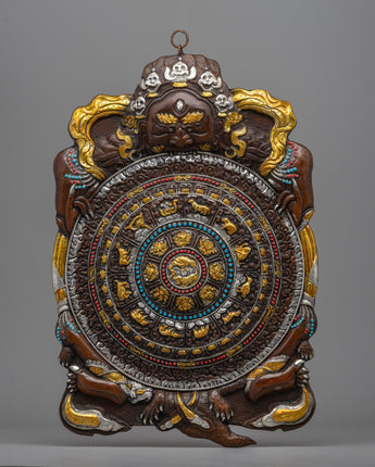 Metal Wall Hanging Buddhist Calendar