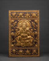 Handcrafted Brass Ganesha Wall Hanging