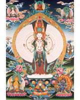 1000 Armed Avalokiteshvara Thangka
