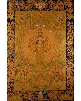 1000 Armed Avalokiteshvara Thangka