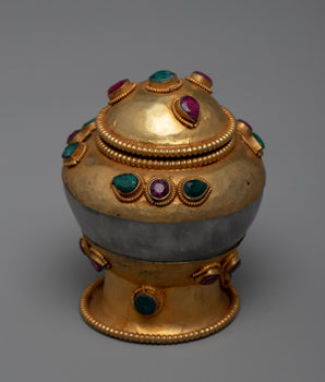 Buddhist Offering Bowl | Crystal Bowl | Ritual Artifact