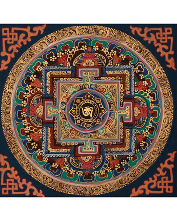 Om Mantra Mandala Thangka