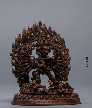 Buddhist Yamantaka Statue | Buddhist Deity Figurine For Ritual