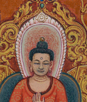 Stories About The Buddha On a Giclee Print | Tibetan Poster Historical Shakyamuni Buddha