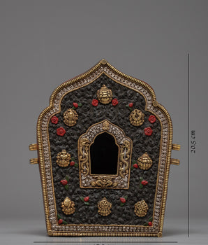 Ghau Prayer Box | Oriental Home Decor | Nepal Crafts