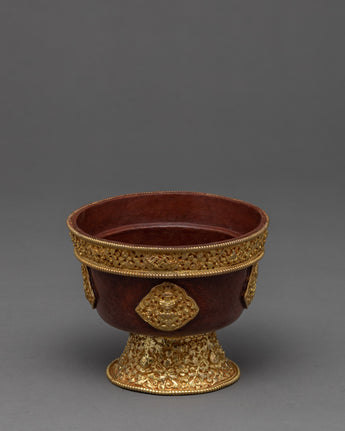 copper alloy offering bowl