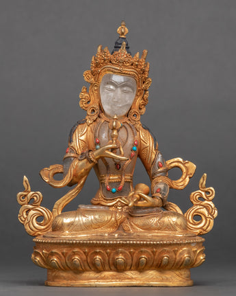 Crystal Vajrasattva Statue
