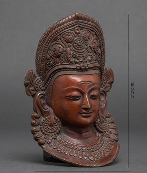 Lord Indra | Wall Hanging Mask | Home Decor Statues