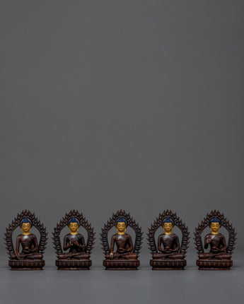 Five Dhyani Buddhas Sculpture