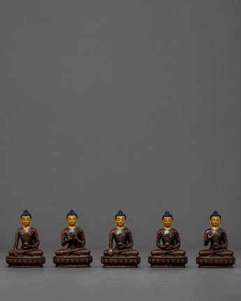 Five Dhyani Buddhas Sculpture