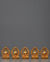 5 Buddha Statues