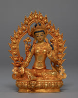 Mini Green Tara Sculpture