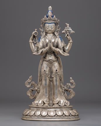 Standing Chenrezig Statue