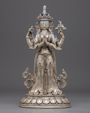 Standing Chenrezig Statue