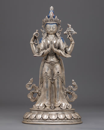 Standing Chenrezig Statue