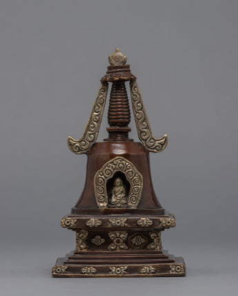 Copper Buddhist Stupa