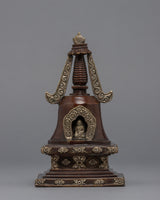 Copper Buddhist Stupa