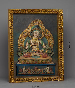 Buddha Vajrasattva Thangka | Traditional Art of Dorje Sempa