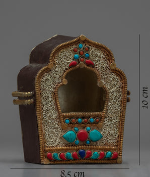 Treasure Chest Jewelry Box "Ghau" | 24k Gold Plated
