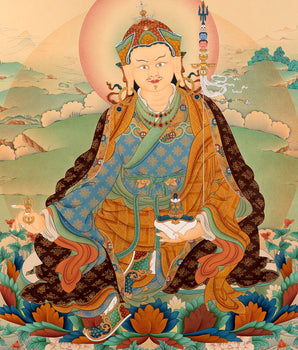 Guru Rinpoche Thangka | Tibetan Buddhist Art | High-quality Giclee Print