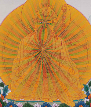 Guru Rinpoche Thangka | Rainbow Body Padmasambhava Print