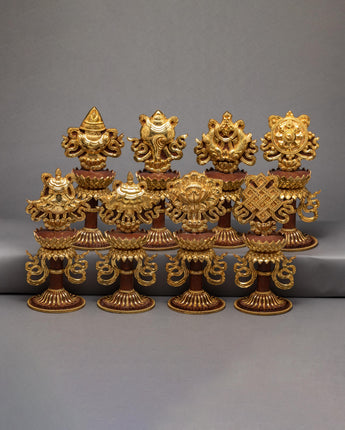 Buddhist Ashtamangala Symbols