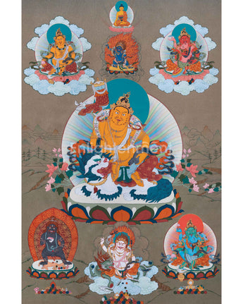 Dzambhala Thangka